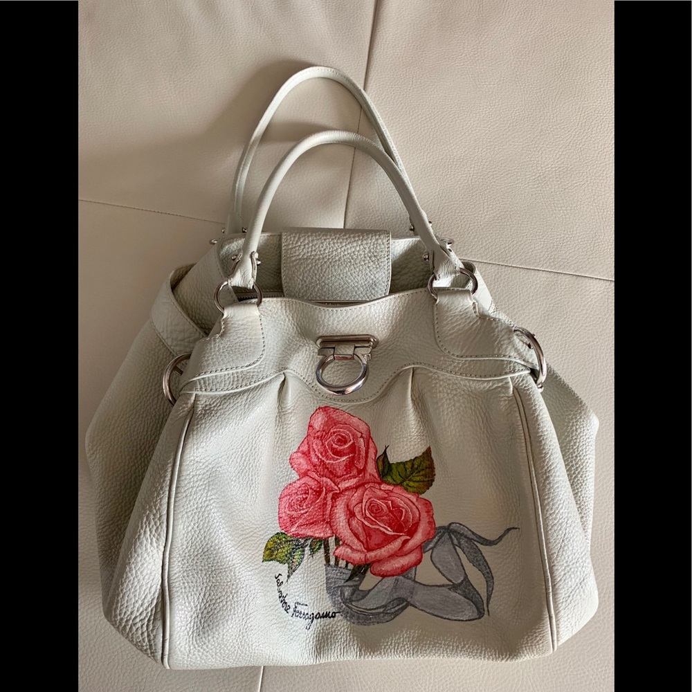 Salvatore Ferragamo large leather bag